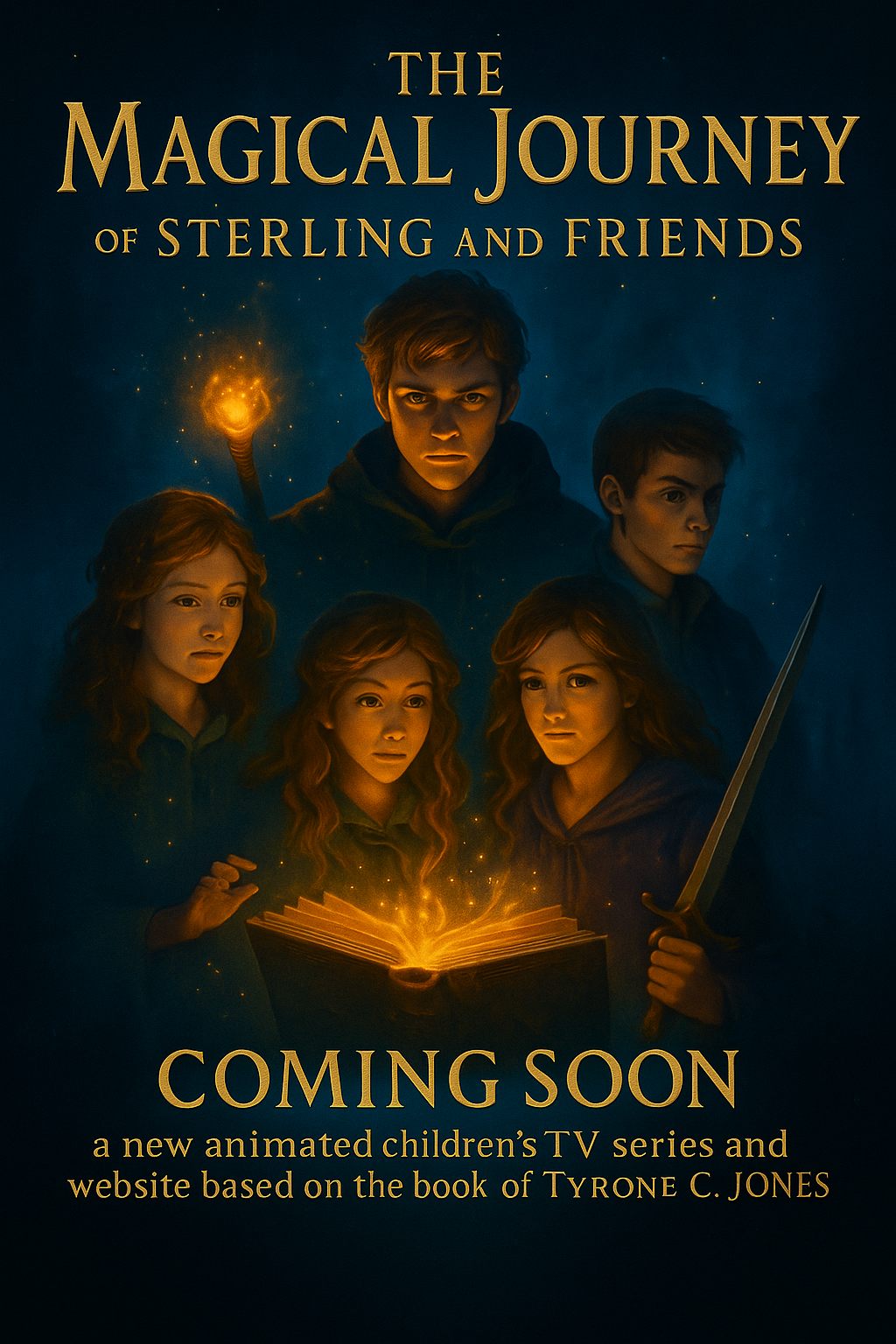 The Magical Journey of Sterling and Friends – children book by Tyrone C. Jones The Magical Journey of Sterling and Friends - children book by Tyrone C. Jones