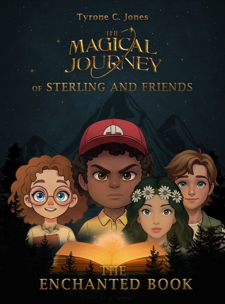 Every great adventure begins with a single page… Discover how Sterling, once an ordinary boy, steps into a world of magic, ancient secrets, and loyal friendships. “The Magical Journey of Sterling and Friends: The Enchanted Book” is a beautifully illustrated tale that inspires young readers to believe in the power within.